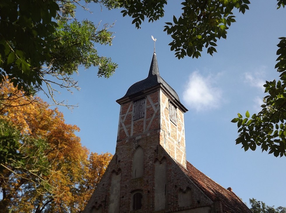 Die Kultur- und Wegekirche in Landow am Kubitzer Bodden., © Tourismuszentrale Rügen
