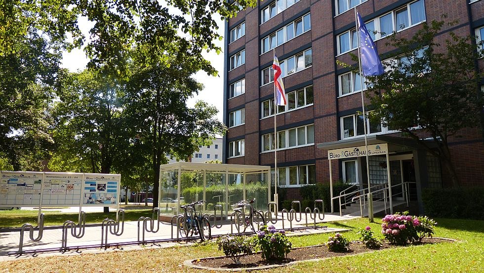 Welkom bij pension Rostock Lütten-Klein, © Katrin Löchner Welkom bij pension Rostock Lütten-Klein, © Katrin Löchner