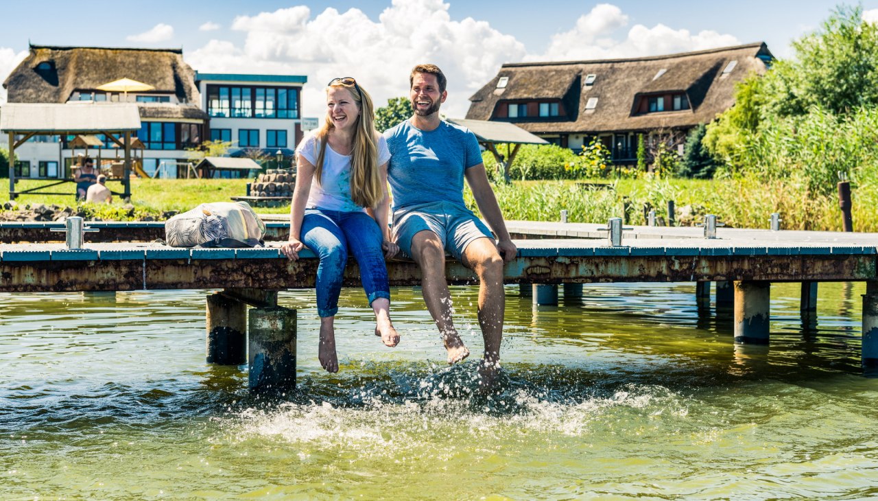 Entspannen am Haffhus im Erholungsort Ueckerm&uuml;nde, &copy; TMV/S&uuml;&szlig;