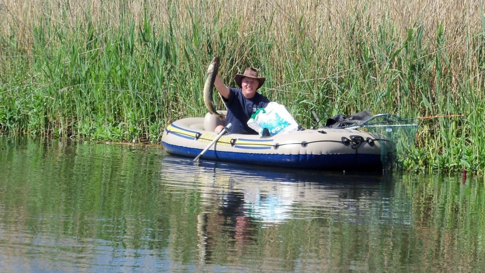 Visgeluk op de Recknitz // &copy; Anglerverein "An der Recknitz" Marlow