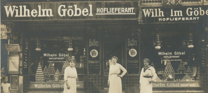 Gro&szlig;herzoglicher Hoflieferant G&ouml;bel in Berlin, um 1910 // &copy; Privatsammlung, Schwerin