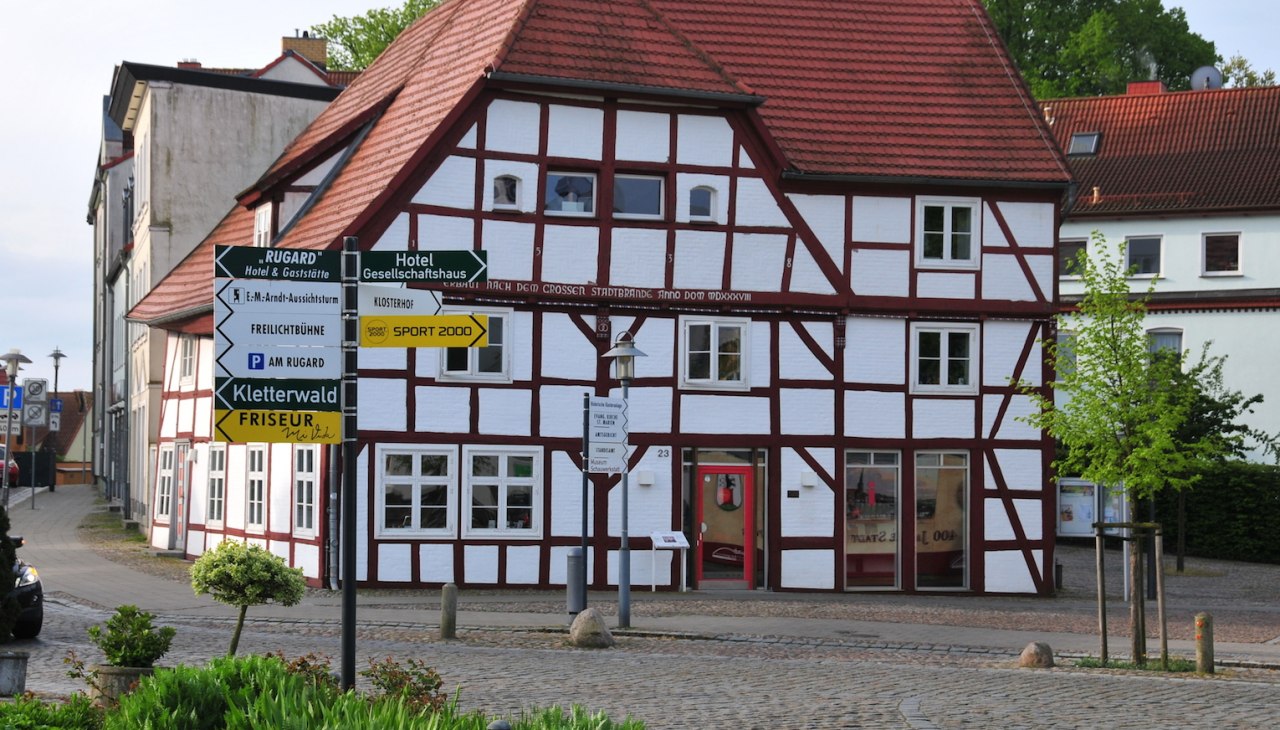 Touristinformation Bergen, © Tourismuszentrale Rügen Touristinformation Bergen, © Tourismuszentrale Rügen