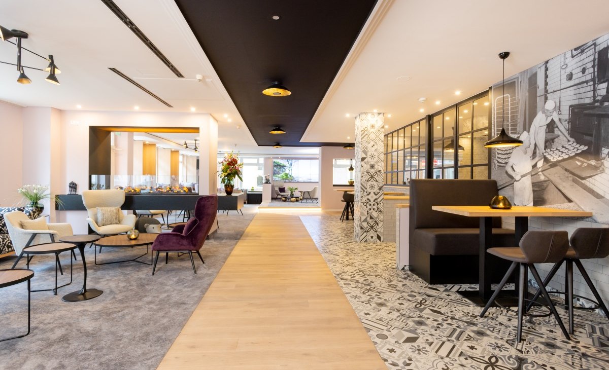 Lobby im Eingangsbereich, © Matthes Trettin Lobby im Eingangsbereich, © Matthes Trettin