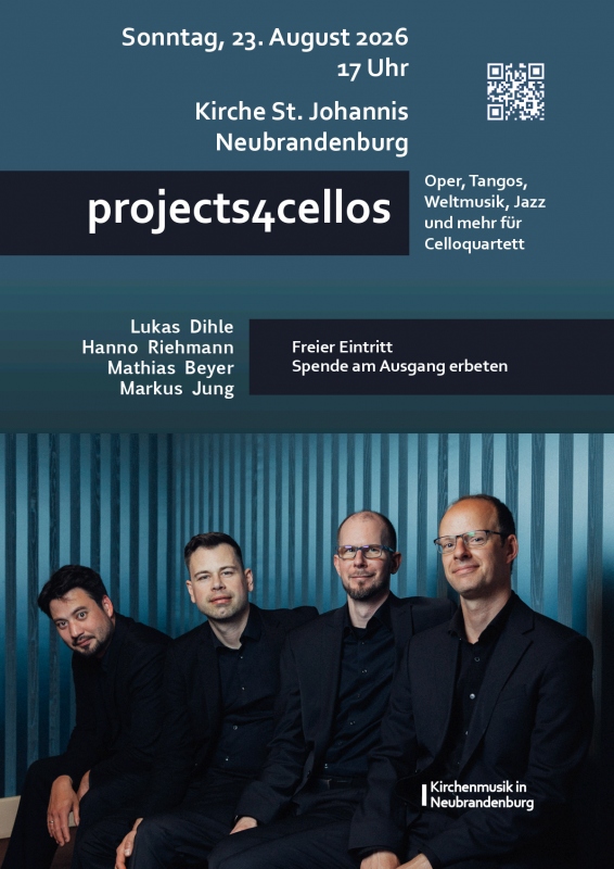 projects4cellosLukas Dihle, Markus Jung, Hanno Riehmann, Mathias Beyer // © Emil Schwarz projects4cellosLukas Dihle, Markus Jung, Hanno Riehmann, Mathias Beyer // © Emil Schwarz