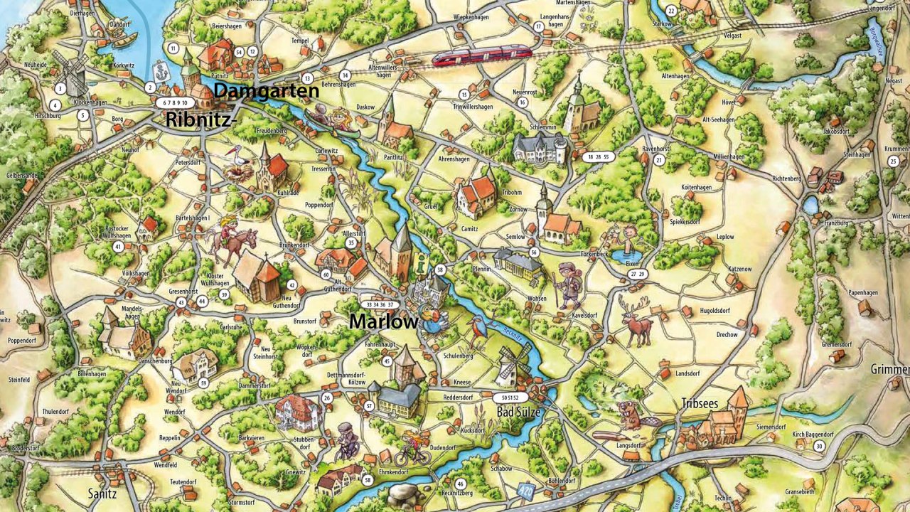 Erlebniskarte-Vogelparkregion-Recknitztal, © Vogelparkregion Recknitztal Erlebniskarte-Vogelparkregion-Recknitztal, © Vogelparkregion Recknitztal