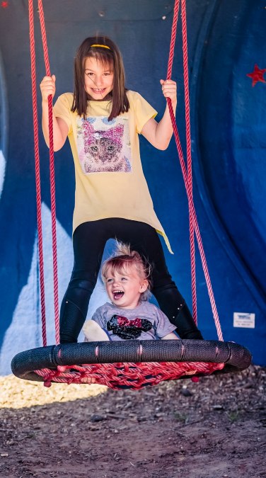 Kinderland Trassenheide schommel, © Kinderland/ B. Eske Kinderland Trassenheide schommel, © Kinderland/ B. Eske