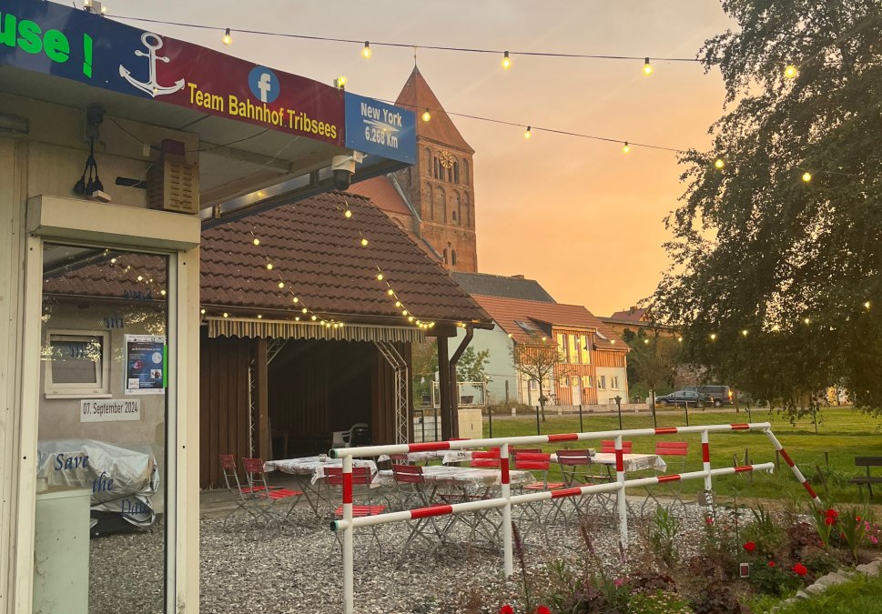 Imbiss am Wasserwanderrastplatz Tribsees, © Sandro Segeth