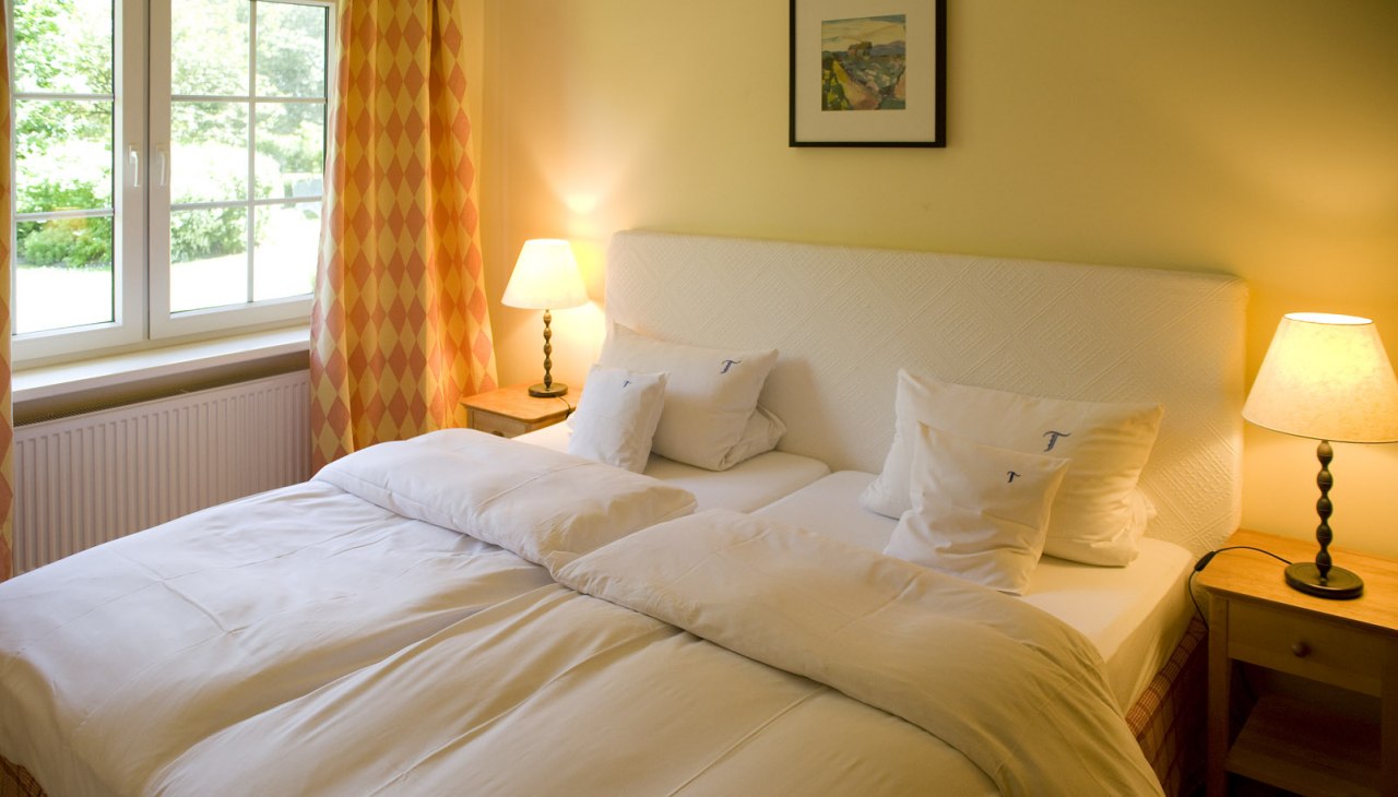 Slaapgedeelte van de suites, &copy; FerienResidenz M&uuml;ritzPark