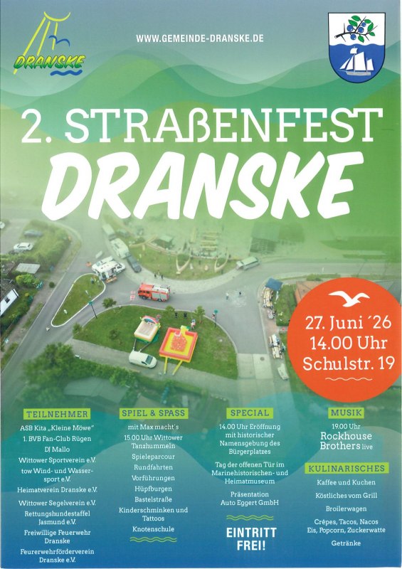 2.Stra&szlig;enfest Dranske // &copy; Gemeinde Dranske