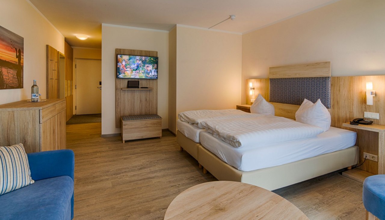 Doppelzimmer im Haffhus, © Hotel & Ferienanlage Haffhus GmbH