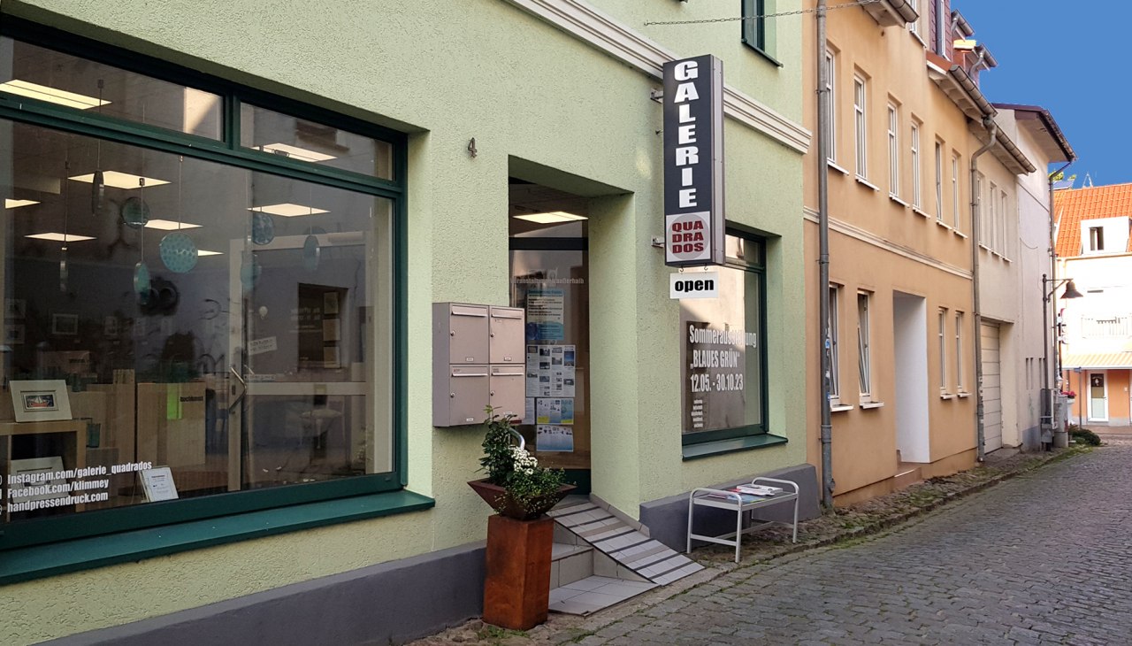 Außenansicht der Galerie Quadrados, © Heidrun Klimmey Außenansicht der Galerie Quadrados, © Heidrun Klimmey