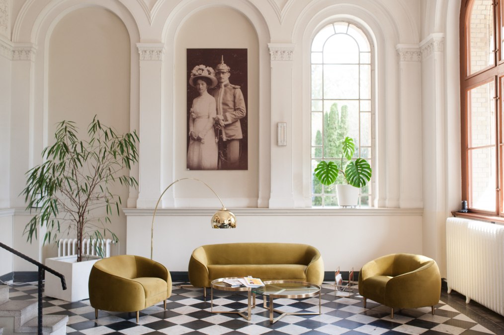 De lobby van kasteel Neetzow, © Schloss Neetzow De lobby van kasteel Neetzow, © Schloss Neetzow