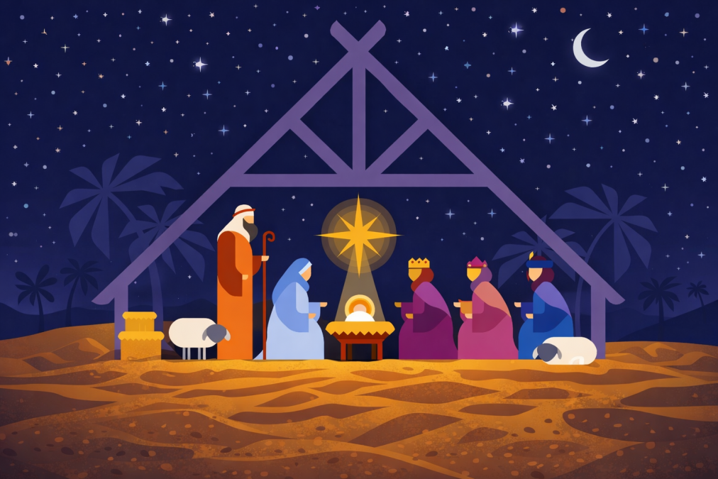 Weihnachtsgottesdienst, © KI generiert Weihnachtsgottesdienst, © KI generiert