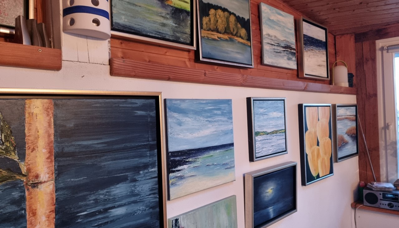 Malerei Julia Seemann, © Südliche Boddenküste