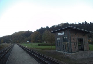 Haltepunkt des Rasenden Roland in Garftitz // &copy; Tourismuszentrale R&uuml;gen