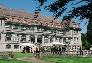 Hintere Ansicht des Jagdschlosses, &copy; Jagdschloss Bellin