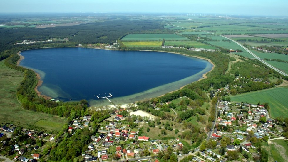 Luftbild Stadt und Neust&auml;dter See, &copy; TV Mecklenburg-Schwerin e.V.