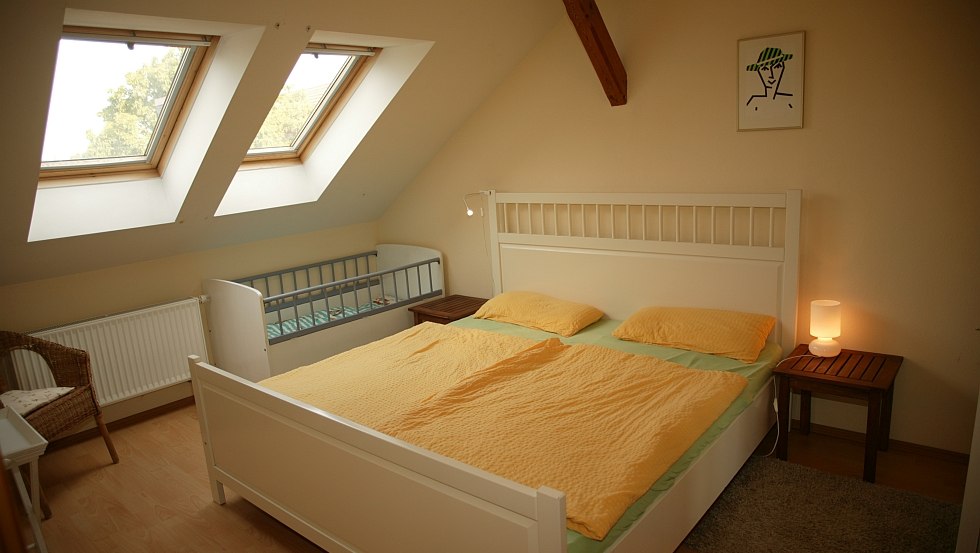 De grote aparte slaapkamer // &copy; Hannelore Hofmann