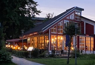 Das Ristorante Al Porticciolo in Klink, &copy; Inhaber