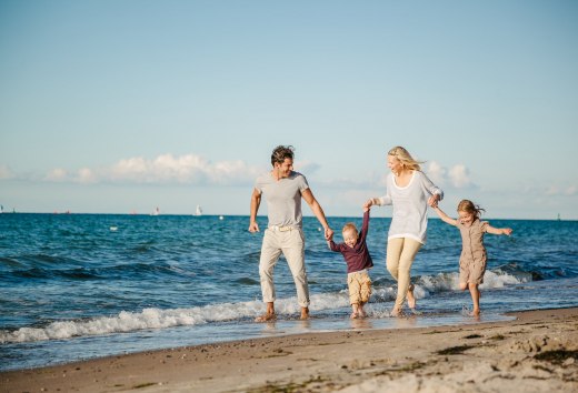 Familienurlaub an der Ostsee., © MV-T/Roth Familienurlaub an der Ostsee., © MV-T/Roth