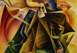 1947, Öl auf Leinwand, 120 x 97 cm, 2024 von der BAU-Metall GmbH Rostock erworben für das Kunstmuseum Ahrenshoop, © Kunstmuseum Ahrenshoop 1947, Öl auf Leinwand, 120 x 97 cm, 2024 von der BAU-Metall GmbH Rostock erworben für das Kunstmuseum Ahrenshoop, © Kunstmuseum Ahrenshoop