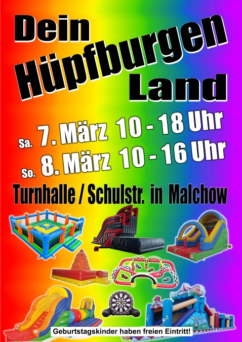 Event f&uuml;r Gro&szlig; und Klein, &copy; H&uuml;pfburgverleih Malchow