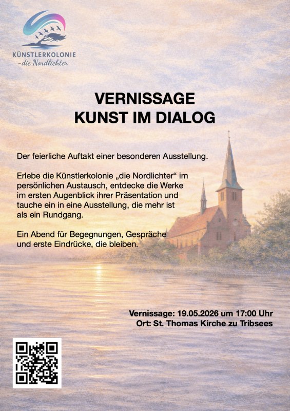 Plakat zur Vernissage // © Künstlerkolonie - die Nordlichter Plakat zur Vernissage // © Künstlerkolonie - die Nordlichter