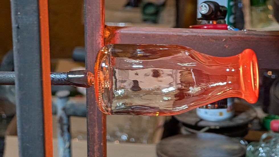 Gl&uuml;hendes weiches Glas, &copy; Olaf Giertz