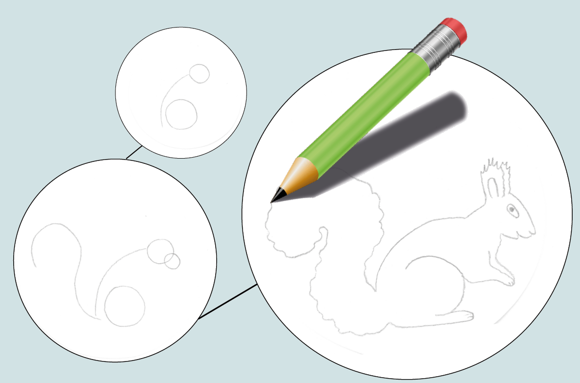 Bleistift - Eichh&ouml;rnchen, &copy; M&uuml;ritzeum