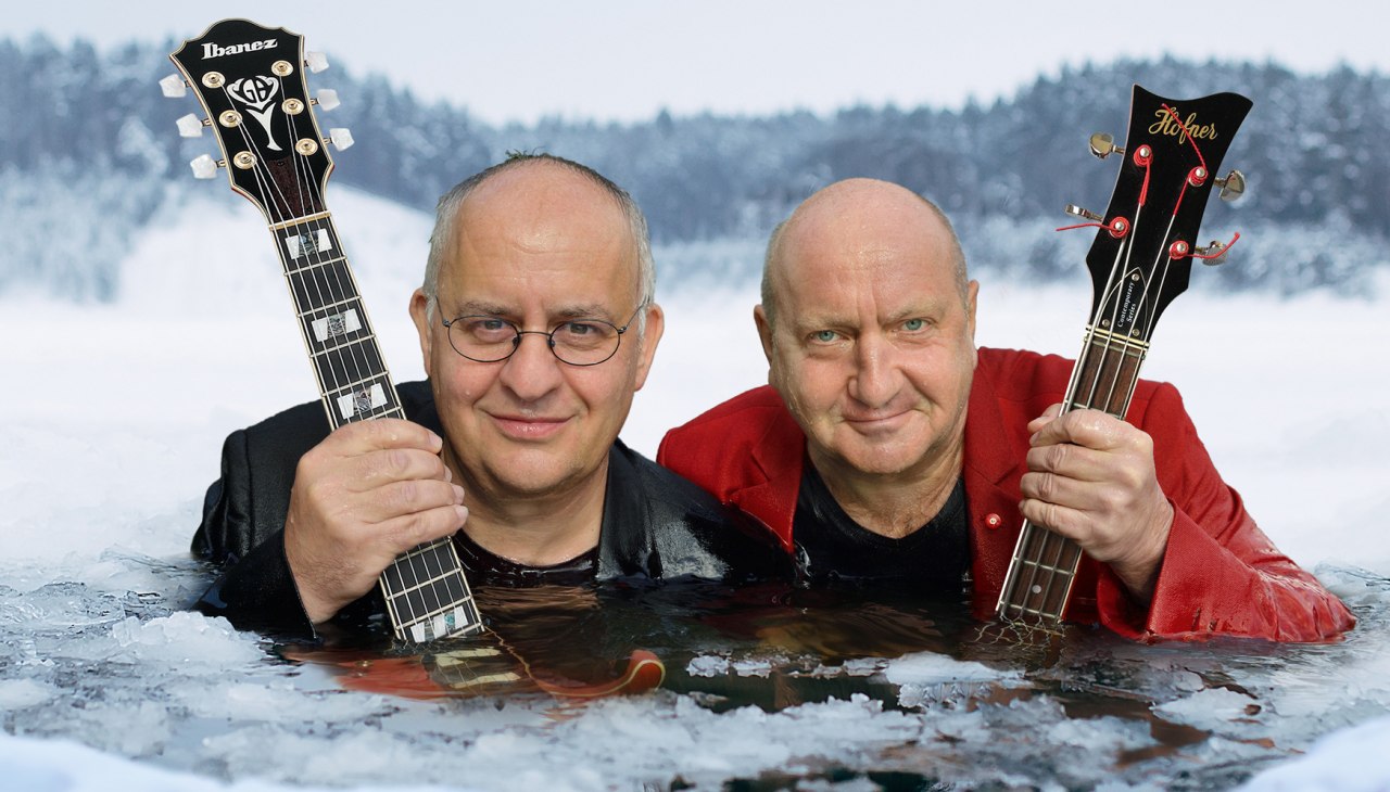 Musikkabarett Schwarze Gr&uuml;tze:  &raquo;Ganz d&uuml;nnes Eis&laquo;, &copy; G&ouml;ran Gnaudschun