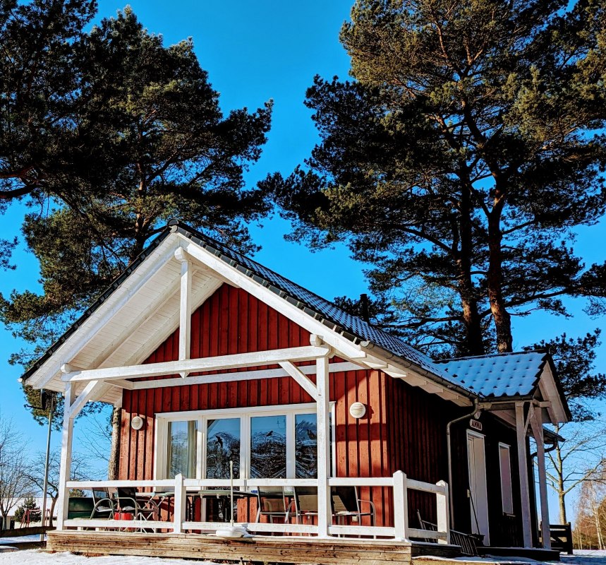 Schlafen wie in Schweden - natürlich mit Seeblick! // © Foto: Oliver Raatz Schlafen wie in Schweden - natürlich mit Seeblick! // © Foto: Oliver Raatz