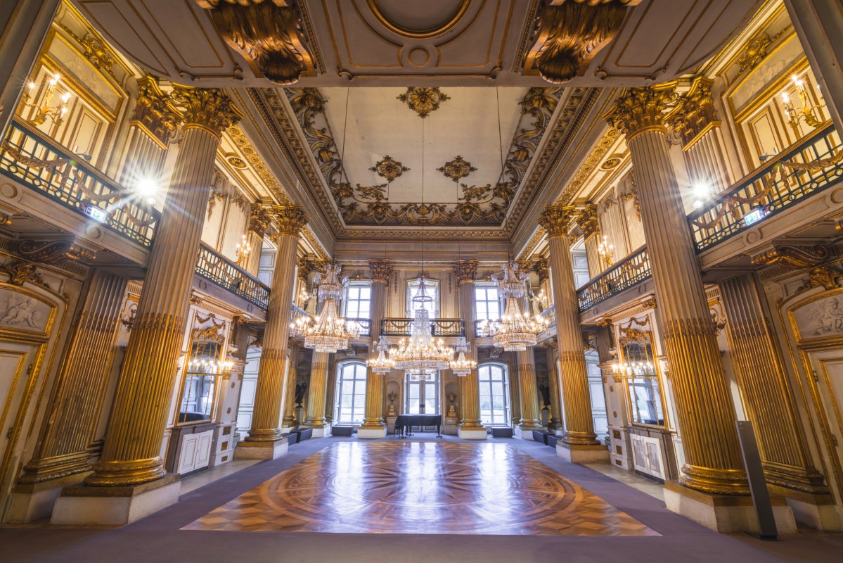 Indrukwekkende receptie in paleis Ludwigslust // &copy; SSGK MV / Timm Allrich