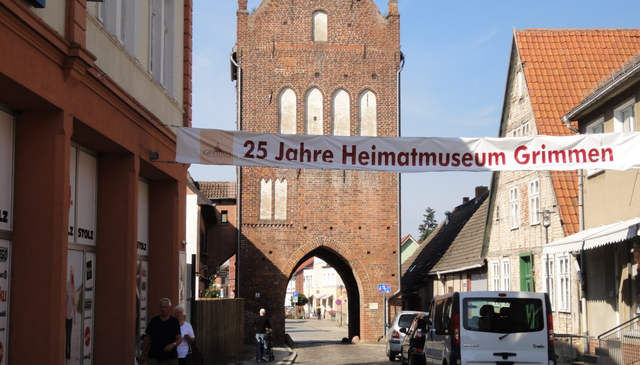 Das Heimatmuseum im Mühlentor in Grimmen, © Tourismusverband Vorpommern e.V. Das Heimatmuseum im Mühlentor in Grimmen, © Tourismusverband Vorpommern e.V.