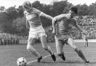 Spieler des F.C. Hansa Rostock und des Kontrahenten in Aktion // &copy; Archiv des F.C. Hansa Rostock