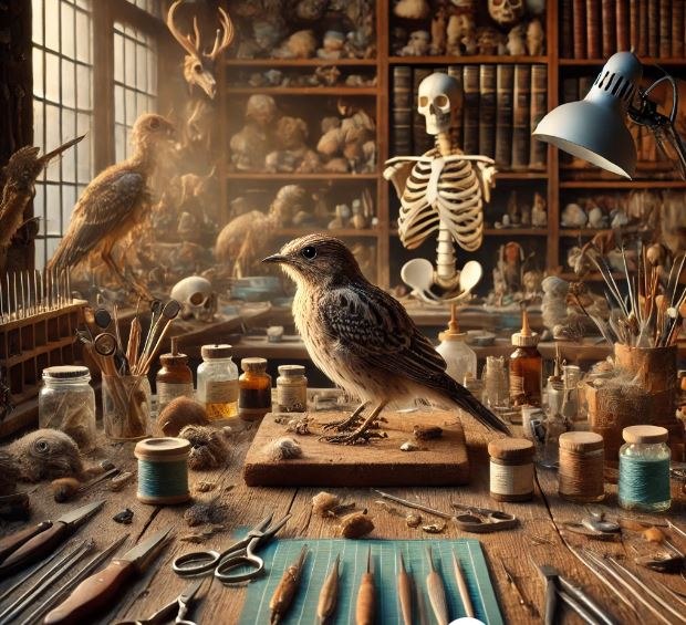 Tierpräparation, © Chat GPT Tierpräparation, © Chat GPT