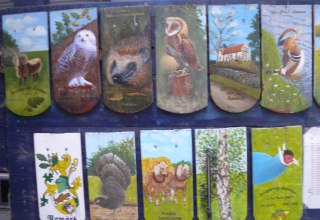 &Ouml;lgem&auml;lde auf Biberschwanz, &copy; Peter Ramsch