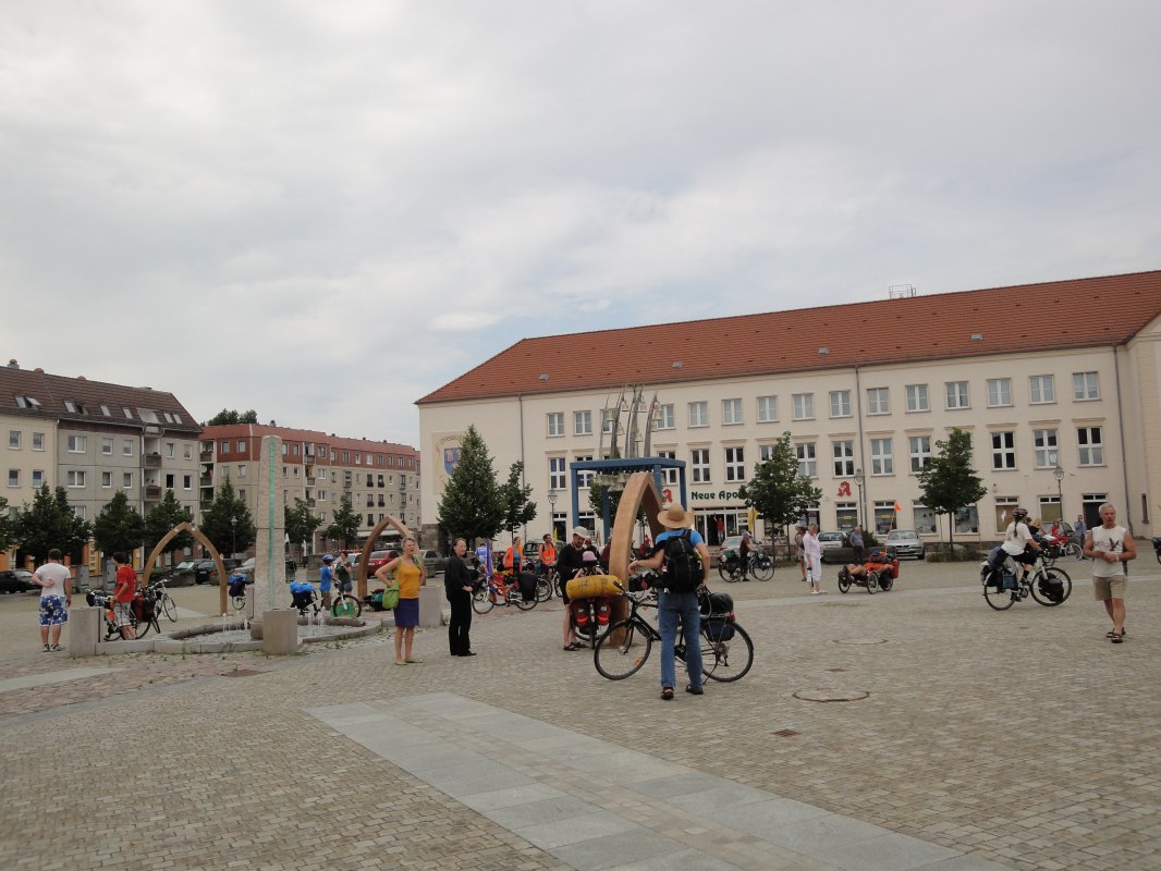 Markt in Paswalk // &copy; Nicole Spittel