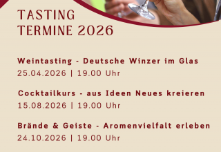 Tasting Termine im Golfpark Strelasund 2026 // © Golfpark Strelasund Tasting Termine im Golfpark Strelasund 2026 // © Golfpark Strelasund
