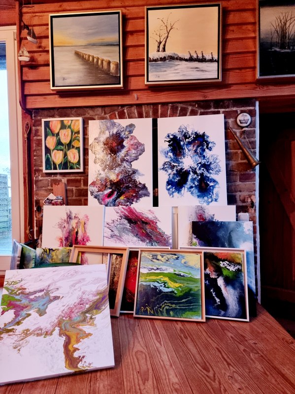 Malerei Julia Seemann // &copy; S&uuml;dliche Boddenk&uuml;ste