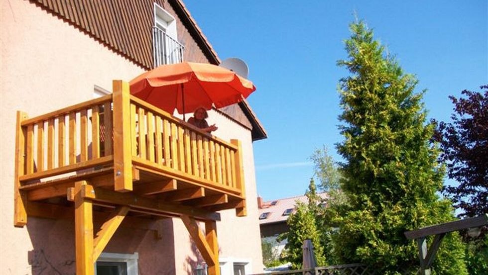 Balkon Ostseevilla Mann, &copy; Klaus Mann