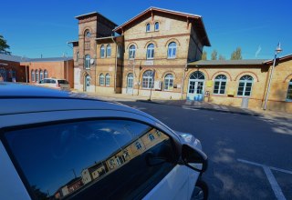 Bahnhof Bergen // &copy; Tourismuszentrale R&uuml;gen