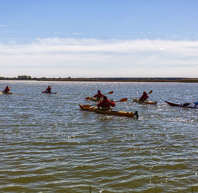 Mit dem Kajak die Halbinsel Fischland-Dar&szlig;-Zingst entdecken, &copy; Tourismusverband FDZ/voigst & Kranz UG