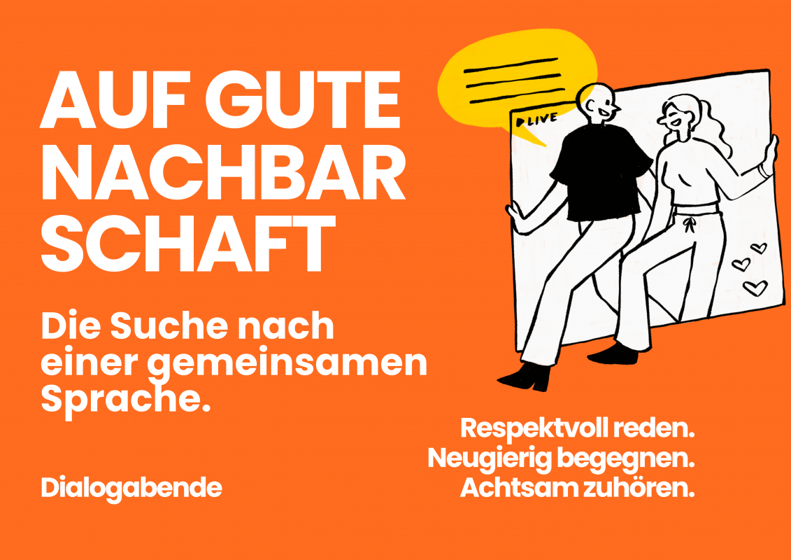 Auf gute Nachbarschaft. Dreescher Dialogabende. // &copy; PfD Schwerin