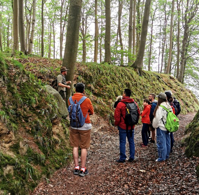Rangerf&uuml;hrung im Biosph&auml;renreservat S&uuml;dost-R&uuml;gen - Teufelsschlucht in der Granitz, &copy; Biosph&auml;renreservat S&uuml;dost-R&uuml;gen