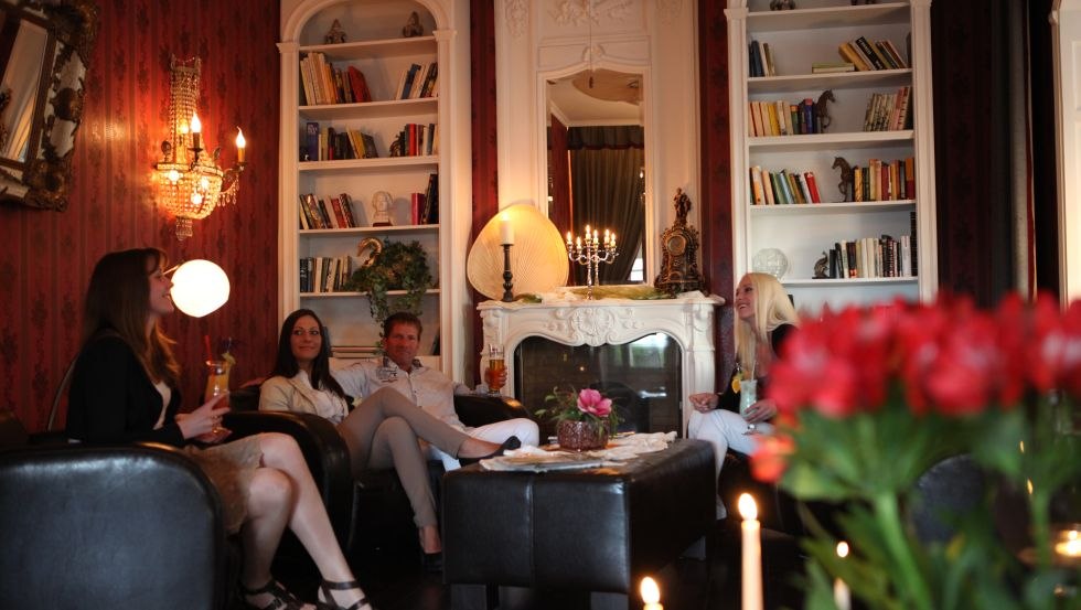 Open haard Hotel Strandperle, &copy; Hotel Strandperle