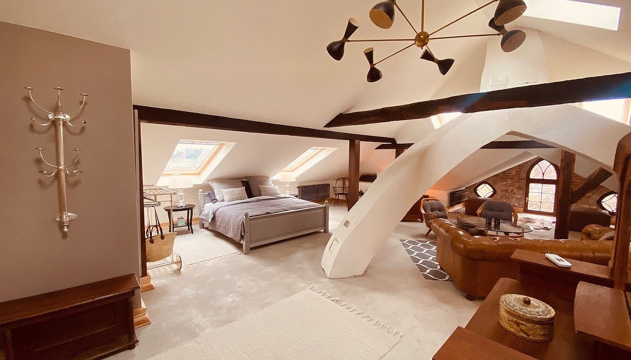 Appartement Delphi im DAchgeschoss, &copy; Gutshaus Klein Kussewitz