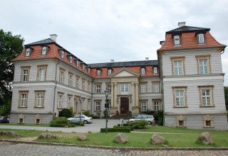 Das sanierte Schloss beherbergt heute ein Hotel. // © Gabriele Skorupski Das sanierte Schloss beherbergt heute ein Hotel. // © Gabriele Skorupski