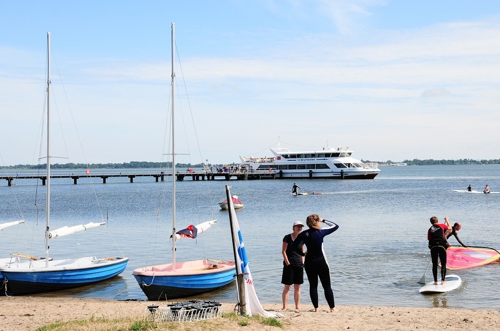Schiffsanleger in Dranske auf Rügen // © Tourismuszentrale Rügen Schiffsanleger in Dranske auf Rügen // © Tourismuszentrale Rügen