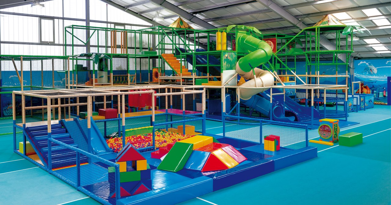 Indoor-Spielplatz in der Erlebniswelt SPLASH // © Sunday Resort Indoor-Spielplatz in der Erlebniswelt SPLASH // © Sunday Resort