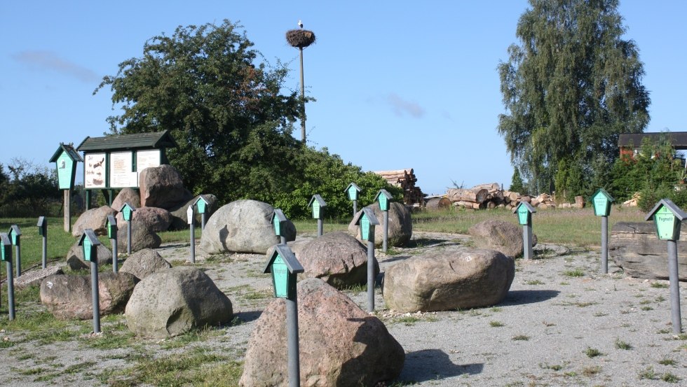 Ein Teil des Findlingsgartens mit seinen "Pflanzen" // © Mecklenburgische Kleinseenplatte Touristik GmbH Ein Teil des Findlingsgartens mit seinen "Pflanzen" // © Mecklenburgische Kleinseenplatte Touristik GmbH